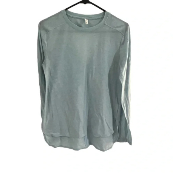 Under Armour Tops - Under Armour Small petite light heather turquoise  long sleeve shirt
